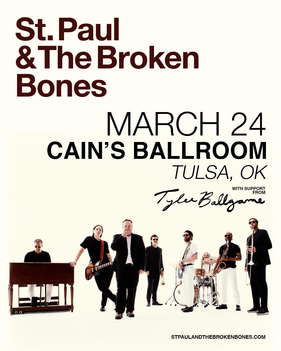 St. Paul & The Broken Bones with Tyler Ballgame