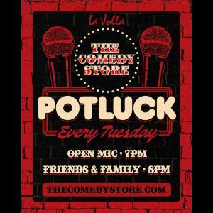 Tuesday Night Potluck – Open Mic Comedy