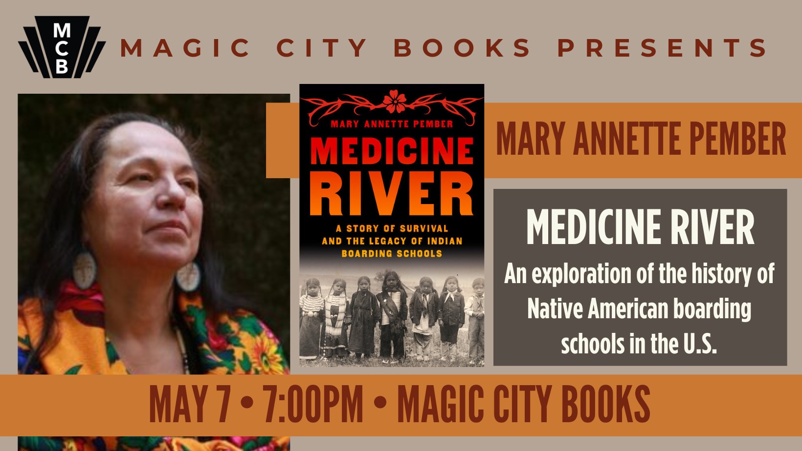Mary Annette Pember: Medicine River: A Story of Survival and the Legacy of Indian Boarding Schools