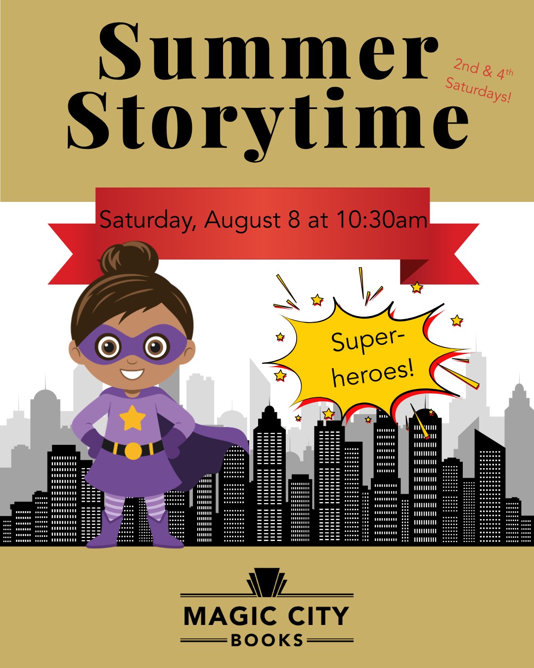 Summer Storytime Series: Superheroes!