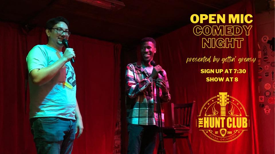 Open Mic Comedy Night at The Hunt Club – sign up...