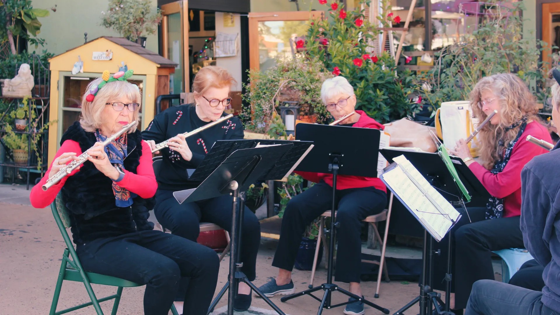 Flutes On The Patio!