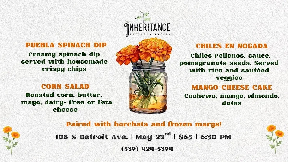 Inheritance Dinner - Traditional Dishes of Puebla