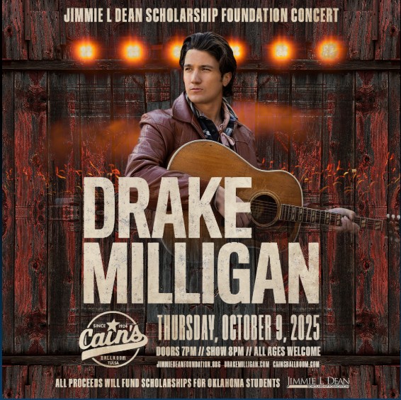 The Jimmie L Dean Scholarship Foundation Concert featuring Drake Milligan