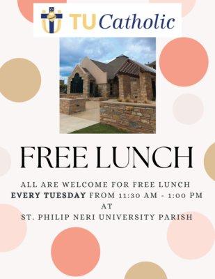Free Tuesday Lunch at St. Philip Neri