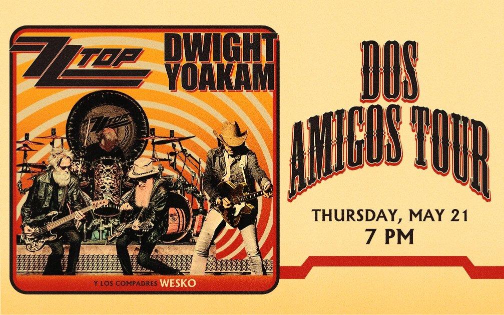 Zz Top Dwight Yoakam Dos Amigos Tour Downtown Lynchburg
