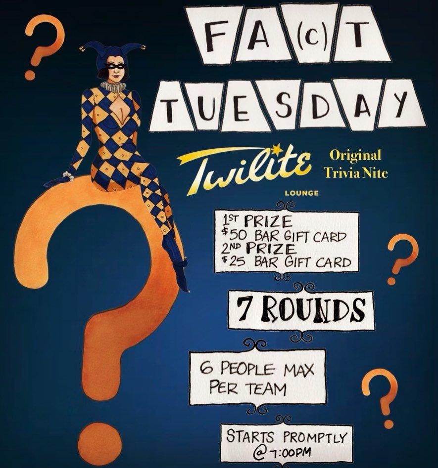 Trivia Tuesday Happy Hour