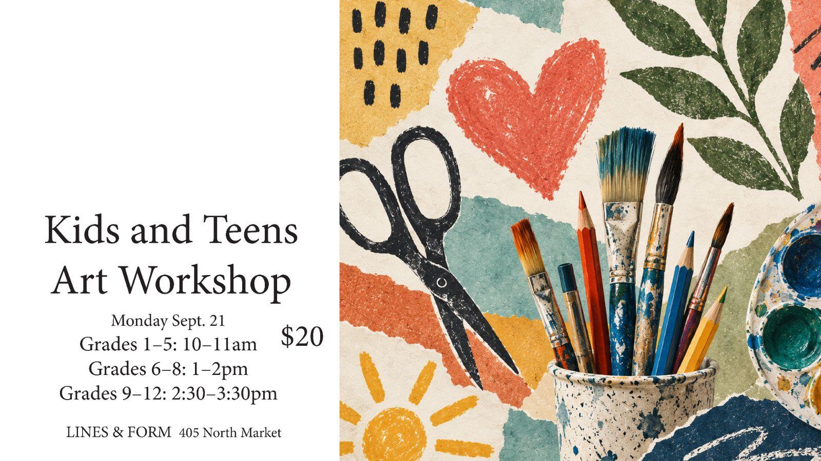 Kids and Teens Art Workshop
