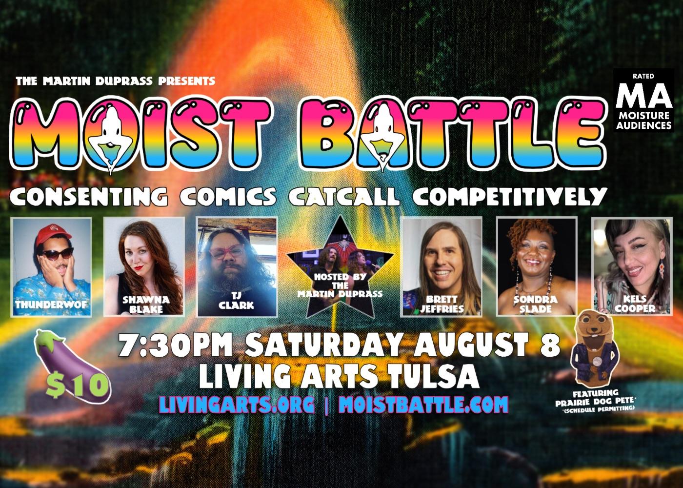 Moist Battle: Consenting Comics Catcall Competitively