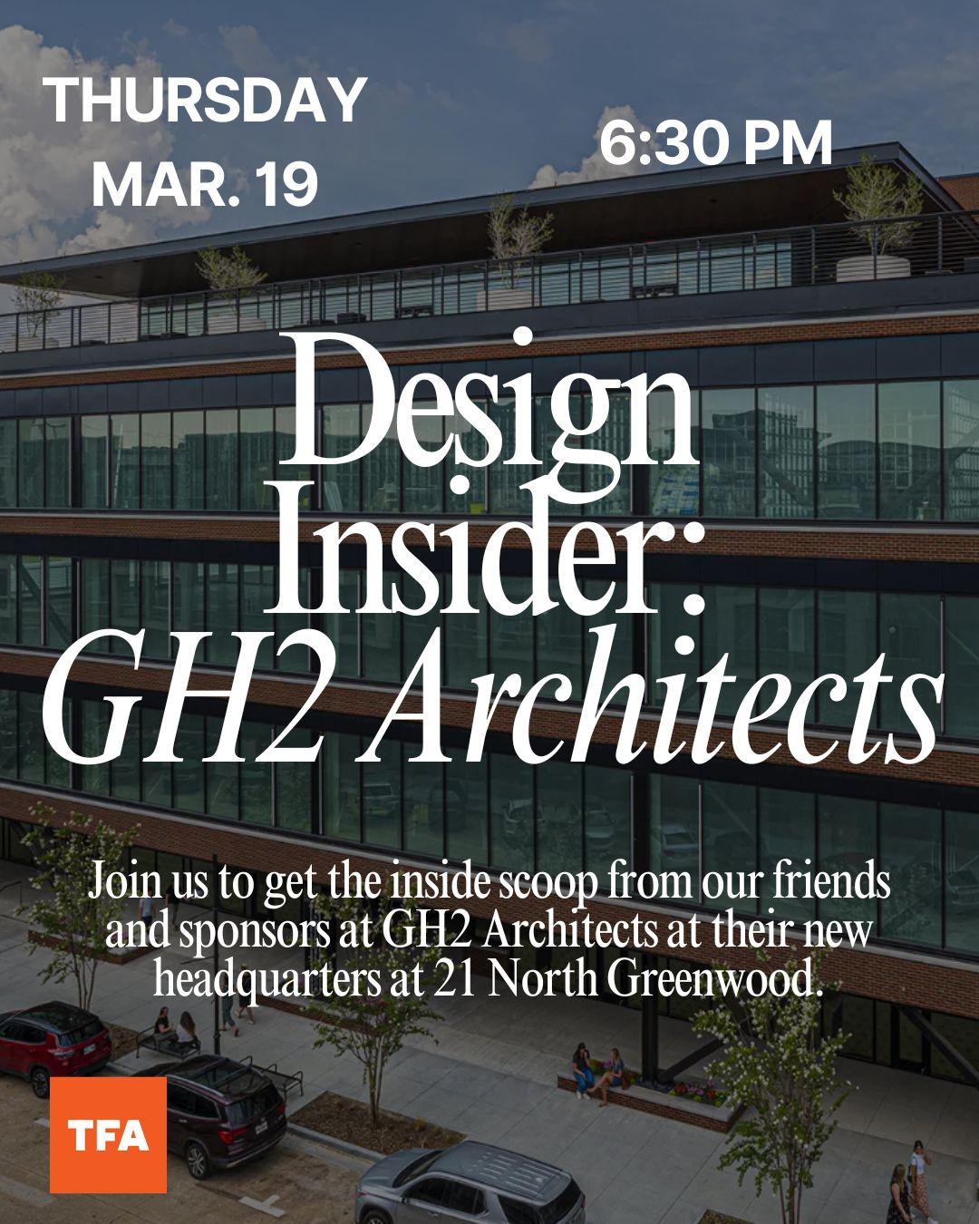 TFA Design Insider: GH2 Architects