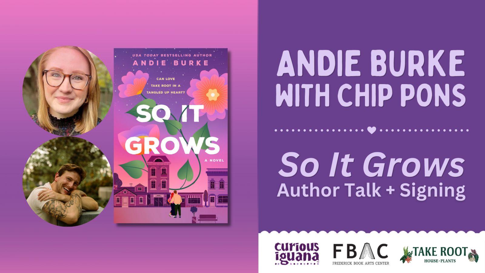Curious Iguana Presents: Local Romance Author Andie Burke