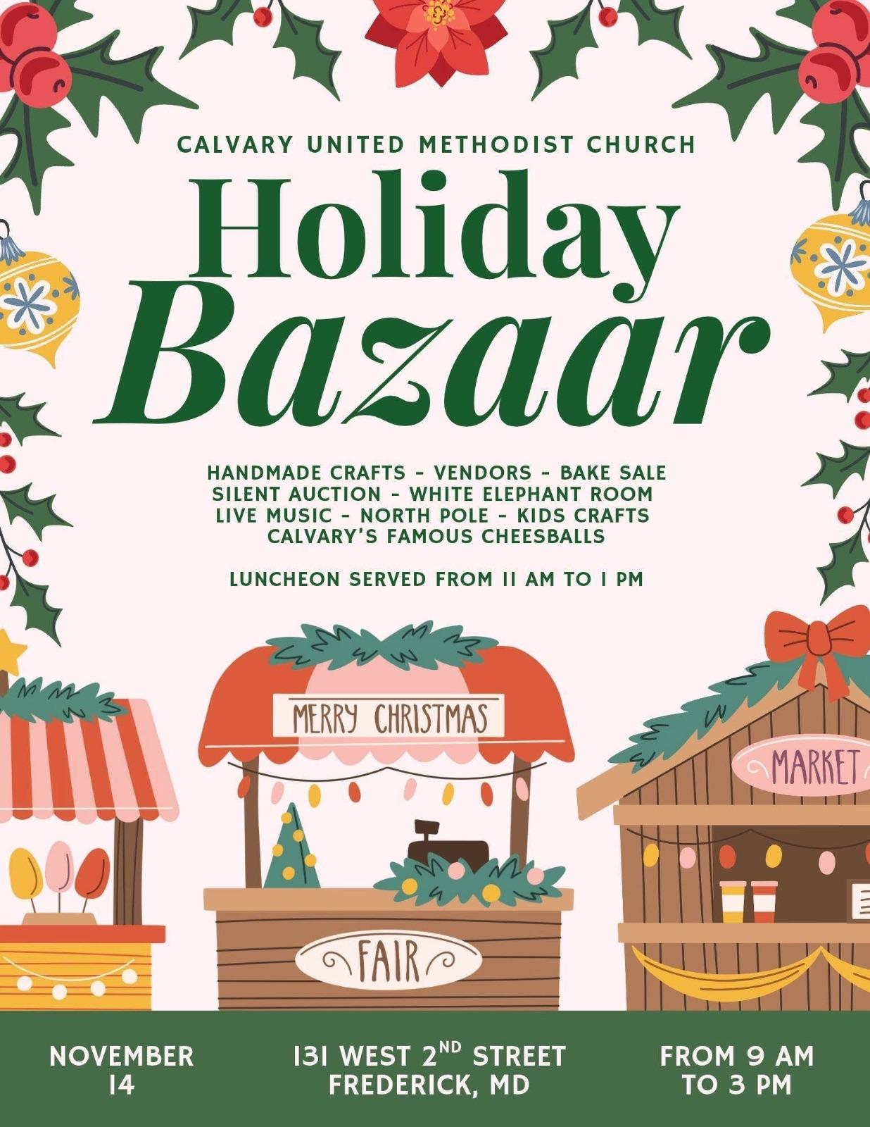 Calvary United Methodist Church Holiday Bazaar