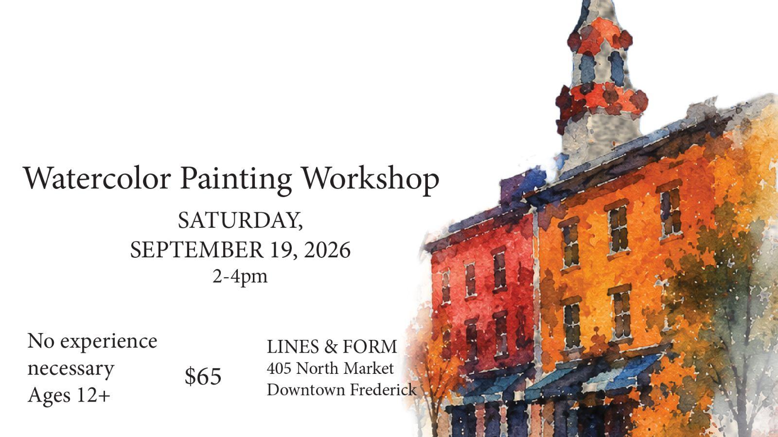 Watercolor Workshop with Paul Tooley