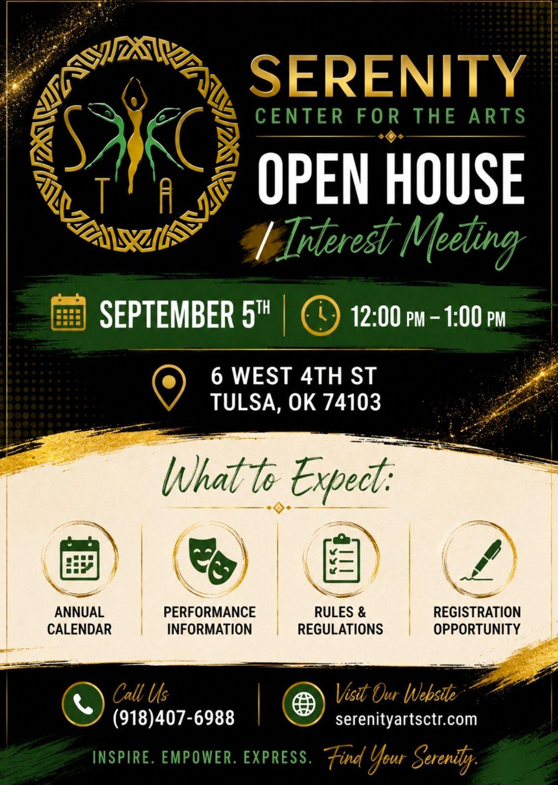 Serenity Center For The Arts Open House