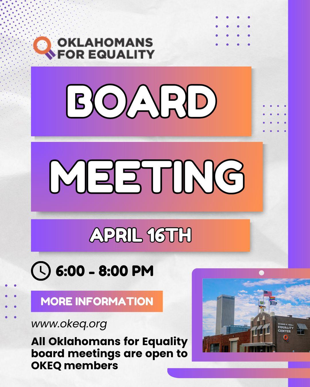 OkEq Board Meeting