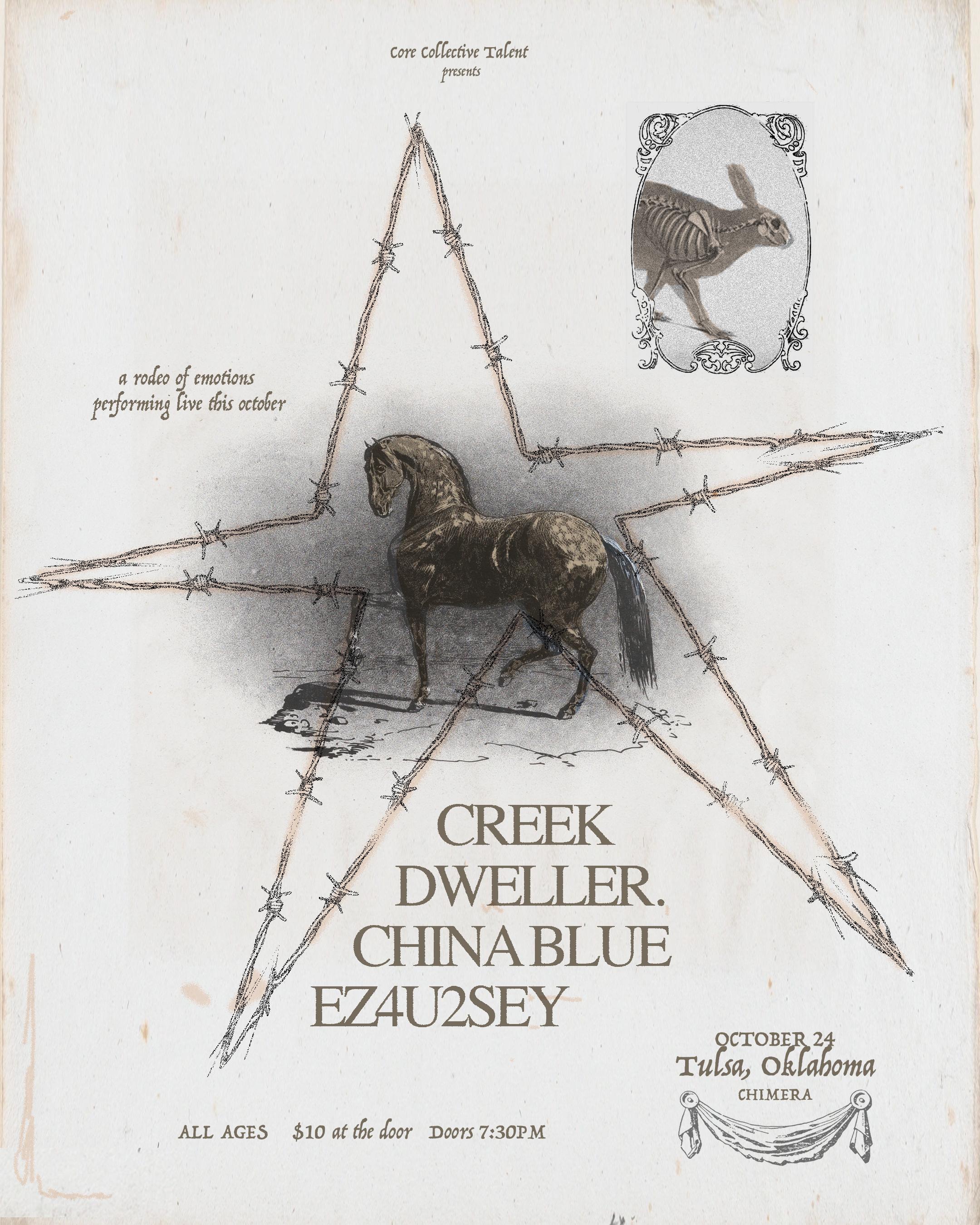 Creek, Dweller, China Blue, EZ4U2SEY