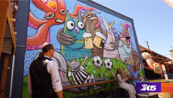 Henry Mural Tour Bus