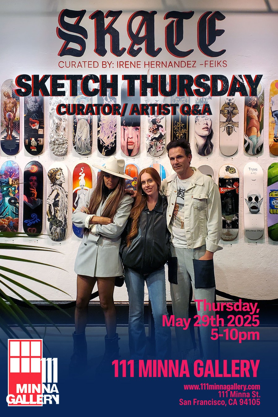 SKATE Sketch Thursday x Curator/Artist Q&