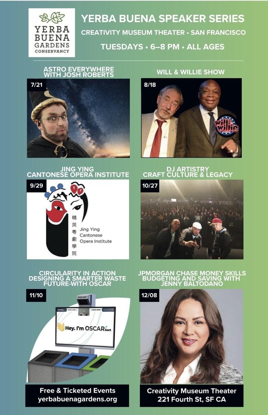 Yerba Buena Speaker Series