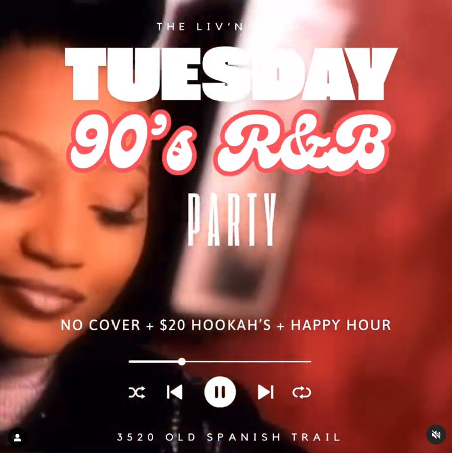 Tuesday 90's R&B Party