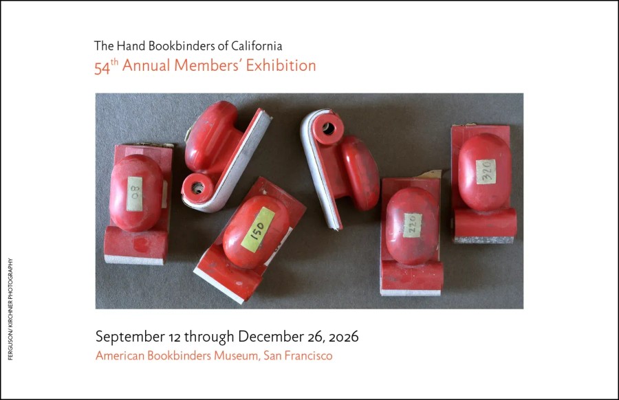 Reception: Hand Bookbinders of California 54th Annual Exhibition