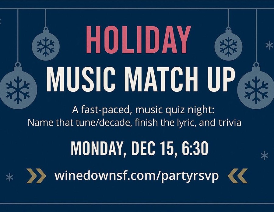 Holiday Music Match Up Quiz Night