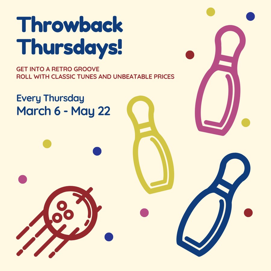 Throwback Thursdays at Yerba Buena Bowling Center