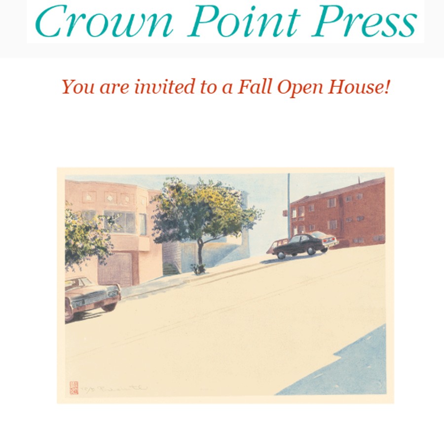 Crown Point Press Fall Open House!