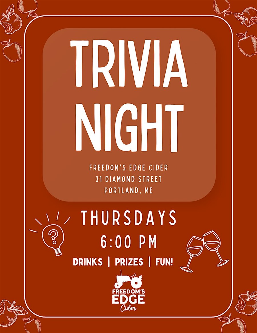 Trivia Thursdays at Freedom's Edge Cider