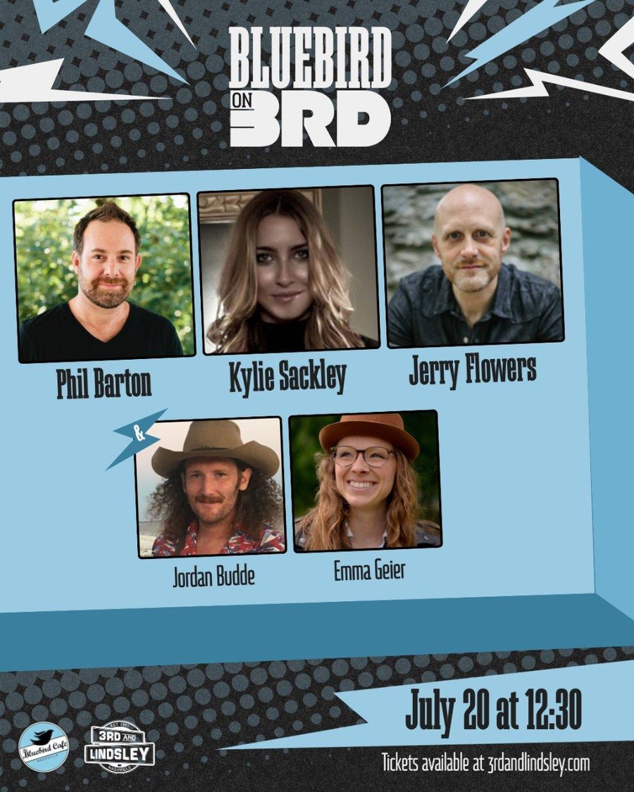 Bluebird On 3rd featuring Phil Barton, Kylie Sackley & Jerry Flowers with Jordan Budde + Emma Geier