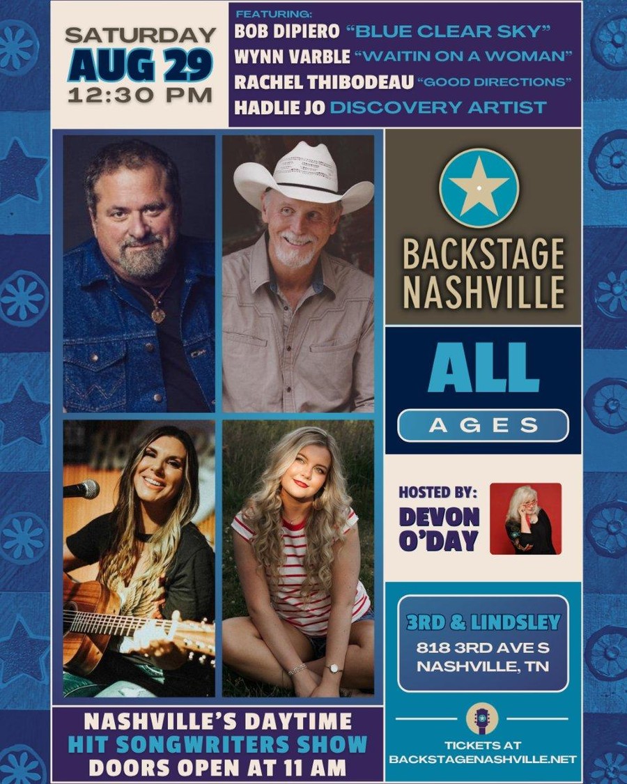 Backstage Nashville! Daytime Hit Songwriters Show