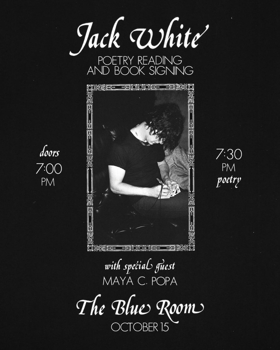 Jack White + Maya C. Popa: Poems and Conversation