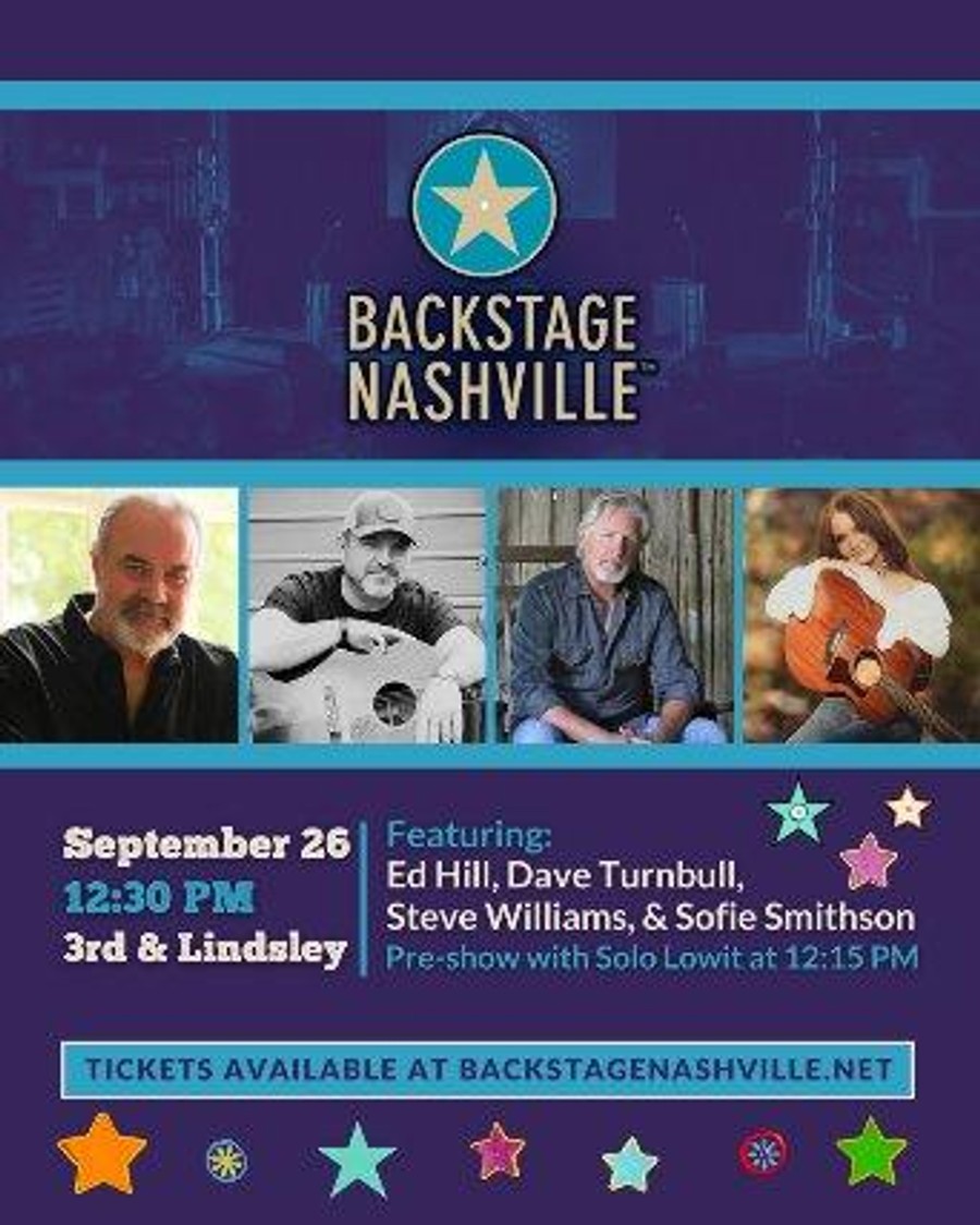 BACKSTAGE NASHVILLE! DAYTIME HIT SONGWRITERS SHOW