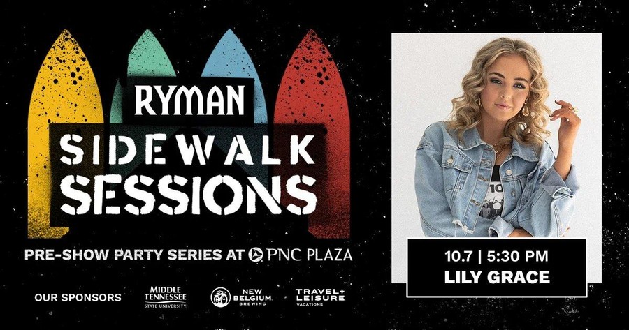 Ryman Sidewalk Sessions with Lily Grace