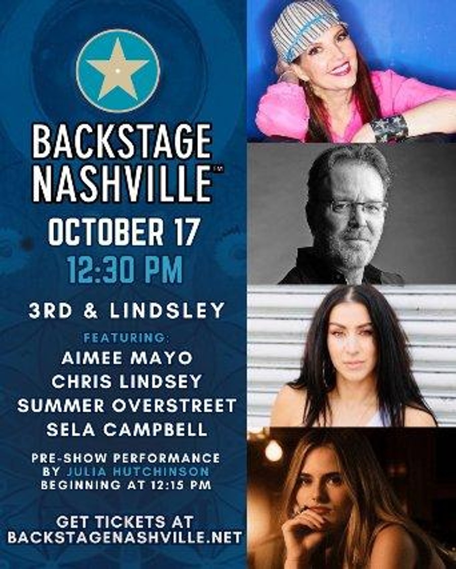 Backstage Nashville!