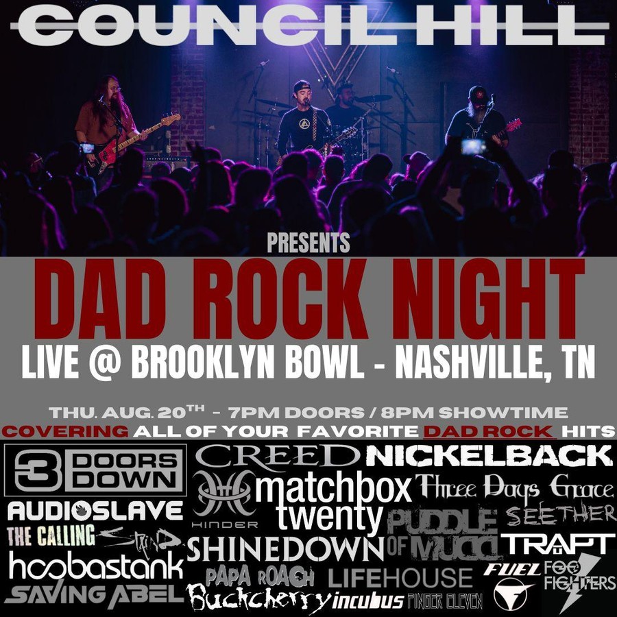 “Dad Rock Night” 2000’s Rock Tribute