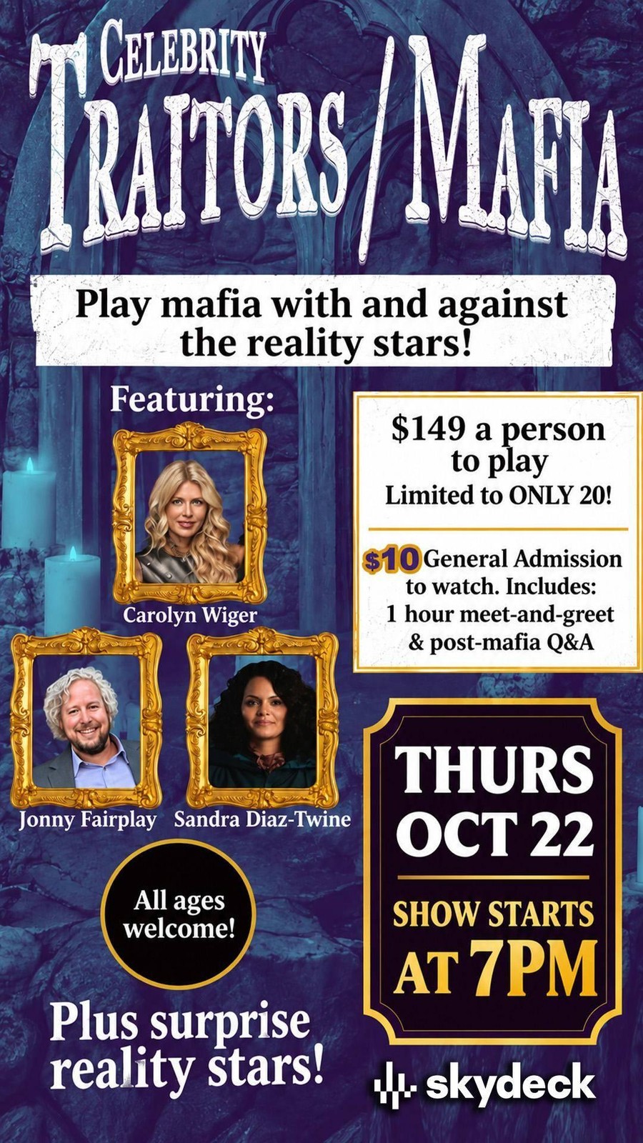 Celebrity Traitors / Mafia & Watch Party