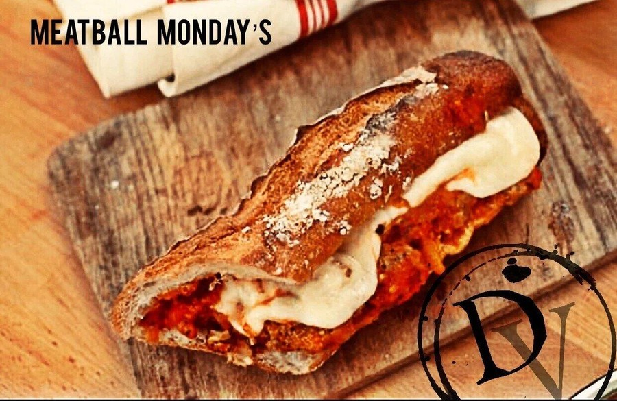 Meatball, Muffaletta & Pizza Monday — D'Vino