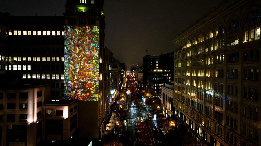 Yerba Buena Illuminated: Free 95-Ft Art Projection on Market Street
