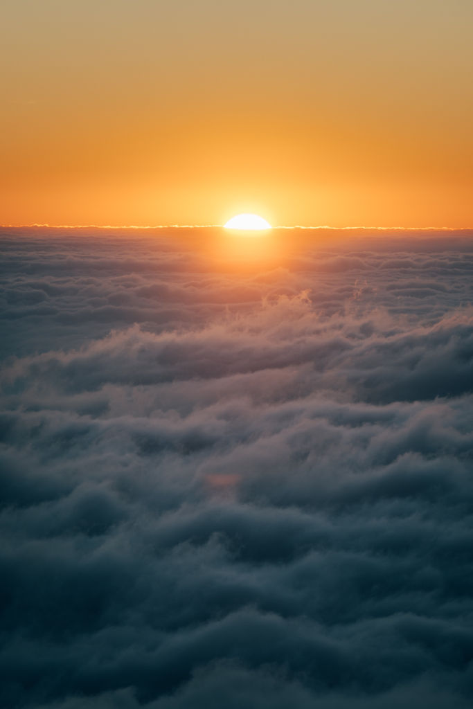 合歡山日落雲海