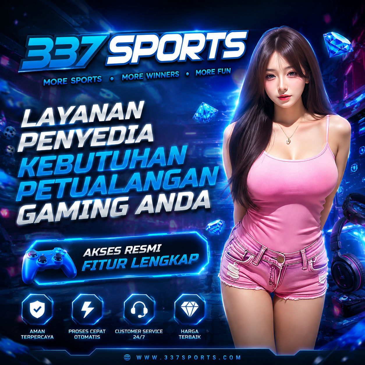 337SPORTS | Layanan Penyedia Kebutuhan Petualangan Gaming Anda
