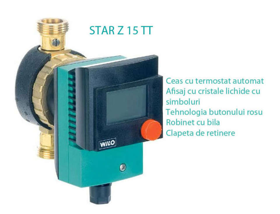 Pompa de circulatie wilo star z 25/2 dm