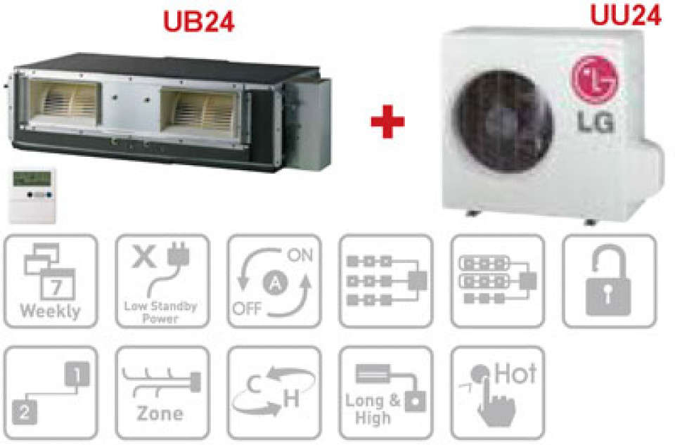 Aparat aer conditionat LG tip duct UB24