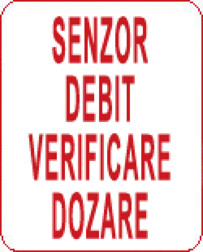 Senzor debit sfl verificare dozare pentru statii de clorinare nobel