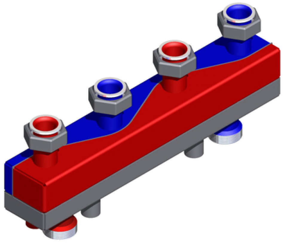 DISTRIBUITOR SINUS 120/120 - 7 m3/h - 2 CIRCUITE