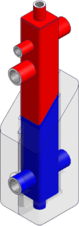 Butelii de egalizare sinus format mic 80/60