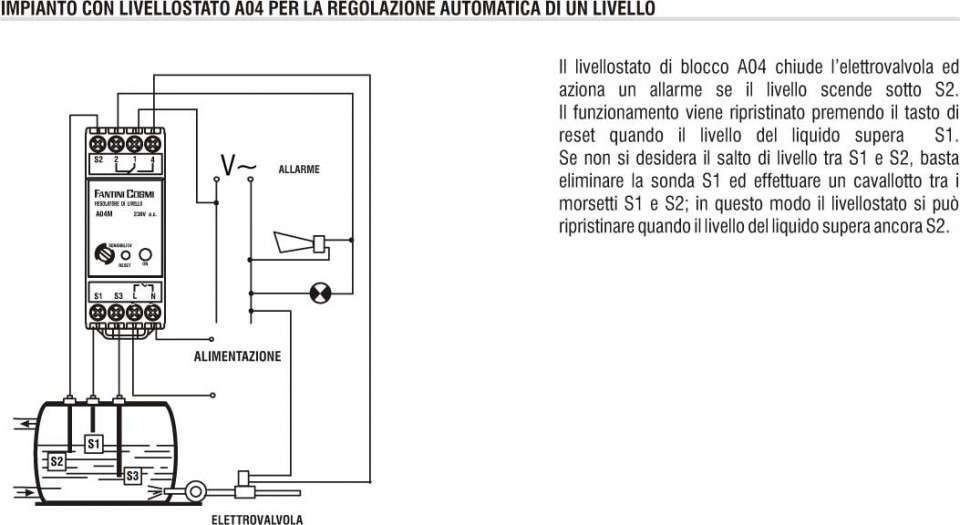 Regulatoare de nivel - schema montaj 3