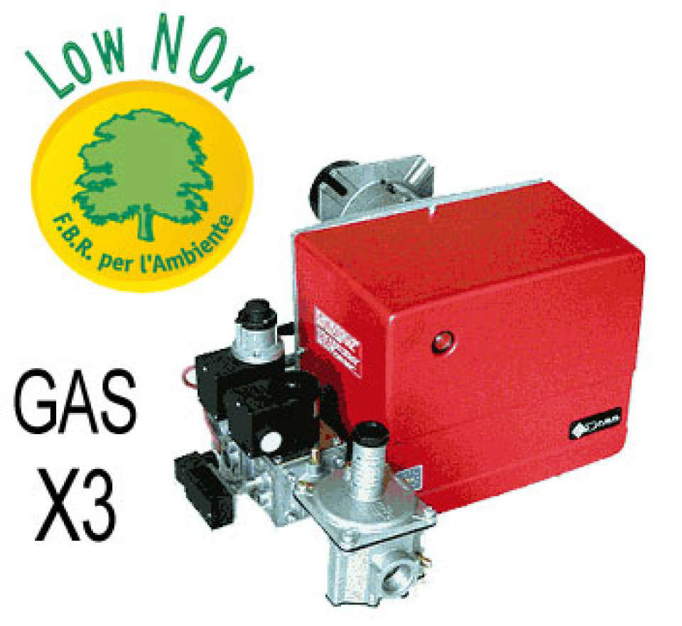 Arzator gaz 1 treapta - gas x3 ce-lx tl+r. ce d1" - s - low nox