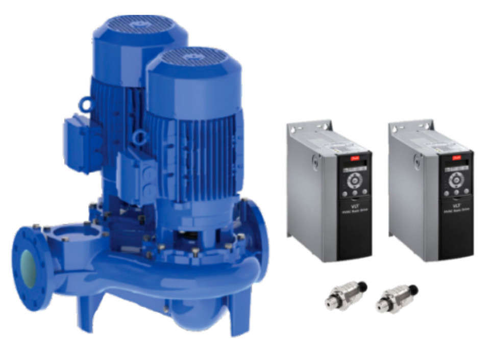 POMPA DUBLA DE CIRCULATIE - ECLD 100-105/4/2.2A/L-D-2xTT