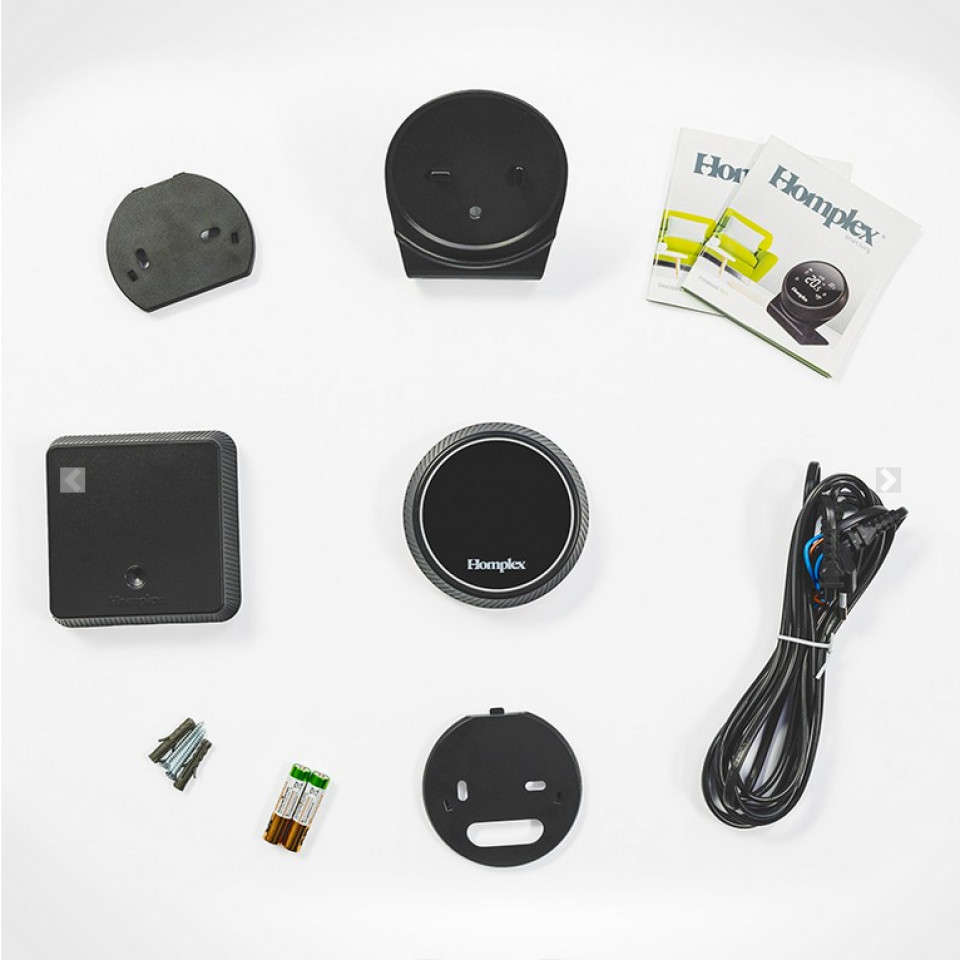 TERMOSTAT PROGRAMABIL WIFI - HOMPLEX SMART NX1 – NEGRU